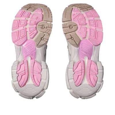Balenciaga Runner 2.0 Multicolor Low Top Sneakers With Runner Logo In Tech Fabric Woman In Gray