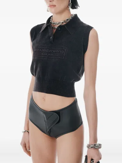 Alexander Wang Polo Style Sleeveless Top
