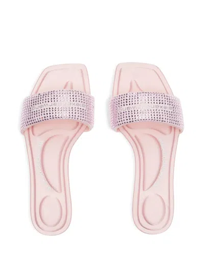 Alexander Wang Crystal-embellished Sandals In Multi