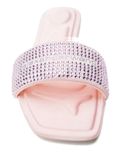 Alexander Wang Crystal-embellished Sandals In Multi