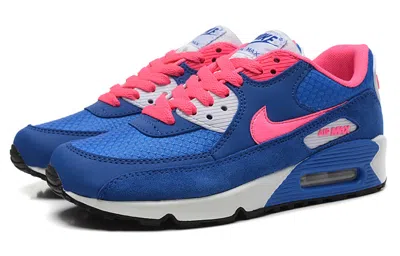 Nike (gs)  Air Max 90 2007 'hyper Cobalt Pink' In Blue