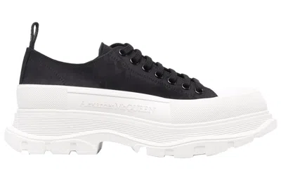 Alexander Mcqueen Tread Slick 'black Off White' In White