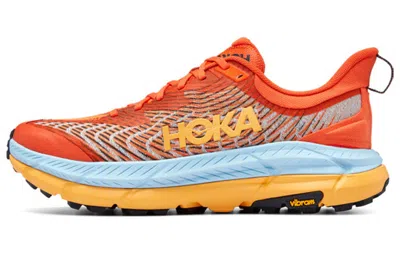 Hoka One One Mafate Speed 4 'puffin's Bill Orange' In Red