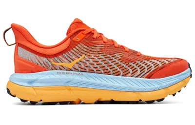 Hoka One One Mafate Speed 4 'puffin's Bill Orange' In Red