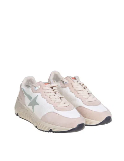 Golden Goose Sneakers In Leather And Suede In Pink