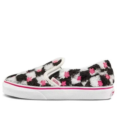 Vans (ps)  Classic Slip-on 'sherpa Floral Checkerboard'