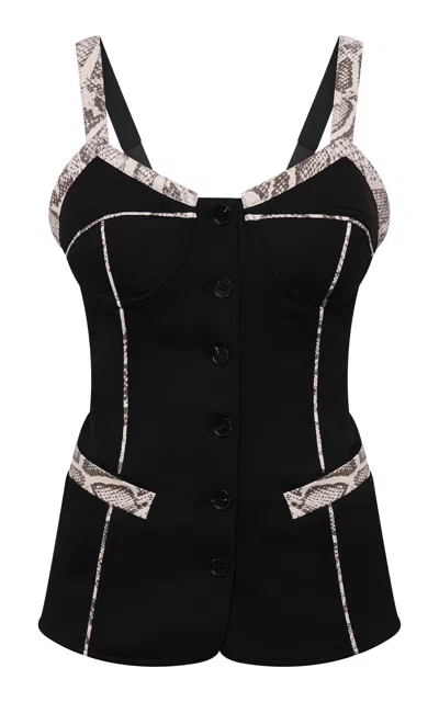 Paris Georgia Python Piped Bodice