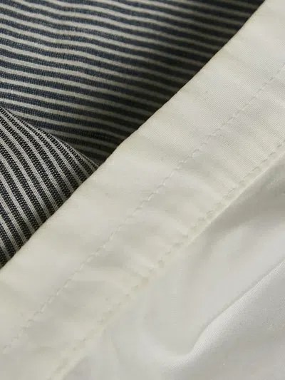 Pre-owned Chloé Stripe-design Mandarin-collar Shirt