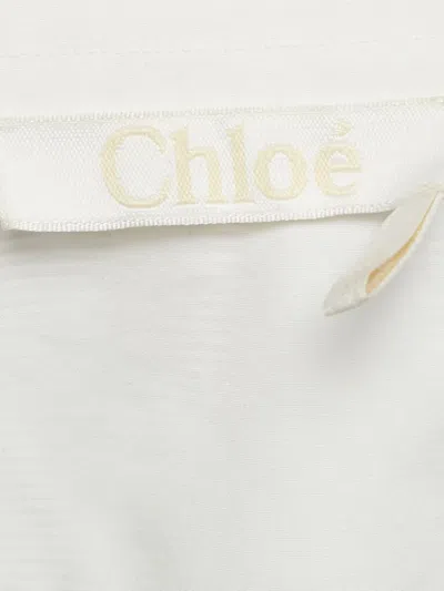 Pre-owned Chloé Stripe-design Mandarin-collar Shirt