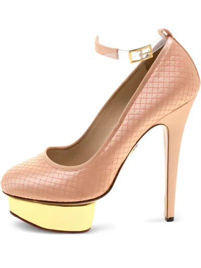 Pre-owned Charlotte Olympia Quilted Platform Pumps