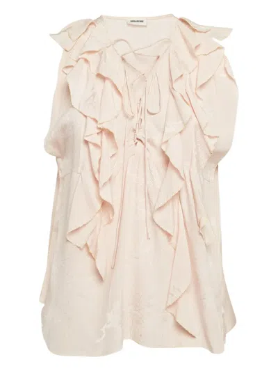 Pre-owned Zadig & Voltaire  Ruffle-detail Blouse