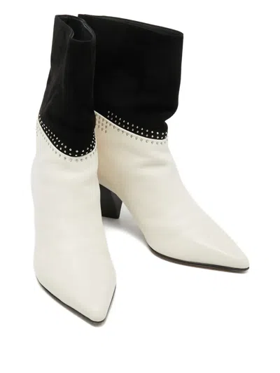 Pre-owned Jimmy Choo 70mm Pointed Toe Stud Boots