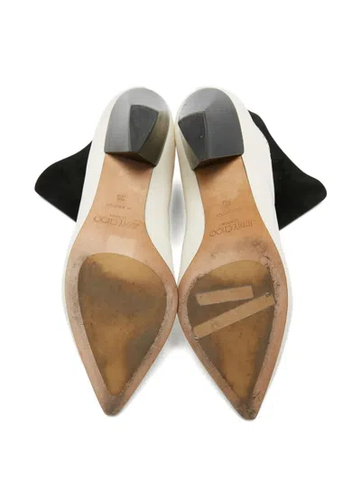 Pre-owned Jimmy Choo 70mm Pointed Toe Stud Boots
