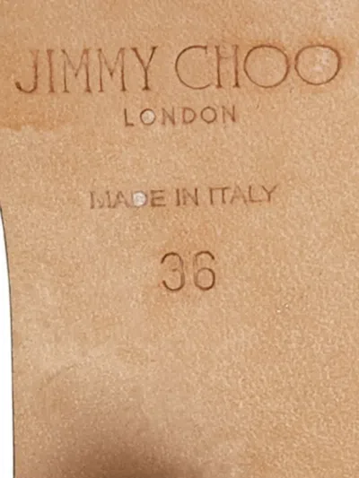 Pre-owned Jimmy Choo 70mm Pointed Toe Stud Boots
