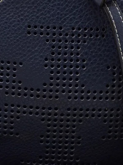 Pre-owned Tory Burch Perforated Leather Crossbody Bag