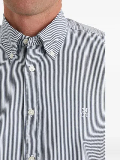 Marc O'polo Striped Button-down Shirt In Blue