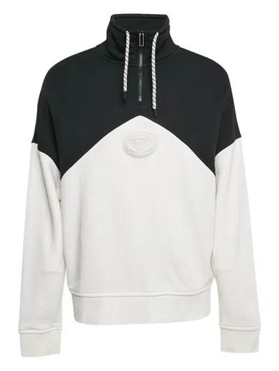 Pre-owned Emporio Armani Logo-patch Sweatshirt