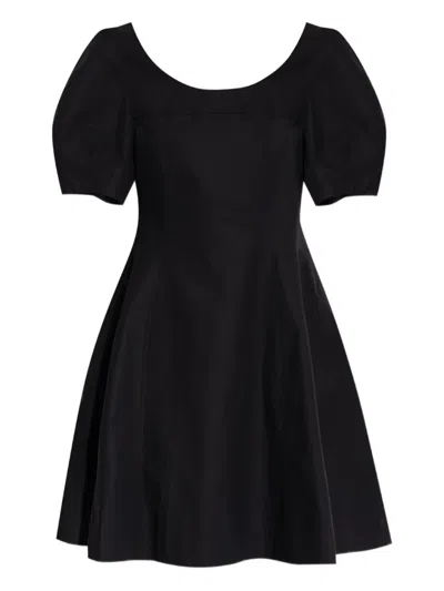 Theory Puff-sleeve Dress In Black