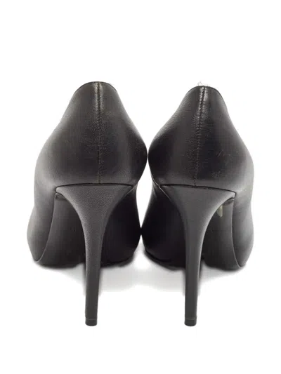 Pre-owned Alexander Mcqueen 115mm Skull-embellish Peep-toe Pumps
