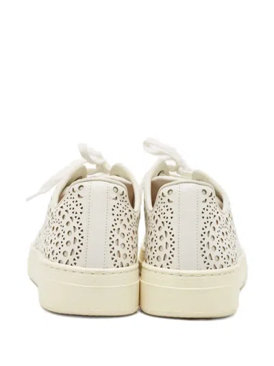 Pre-owned Alaïa Laser-cut Low-top Sneakers