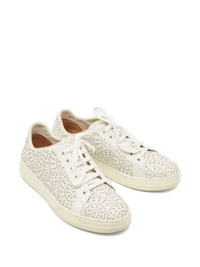 Pre-owned Alaïa Laser-cut Low-top Sneakers