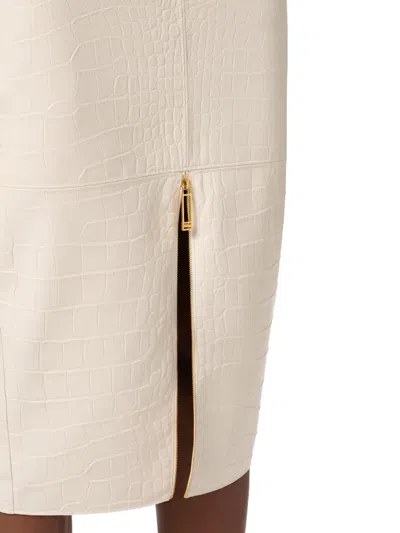 Elisabetta Franchi Skirt In White