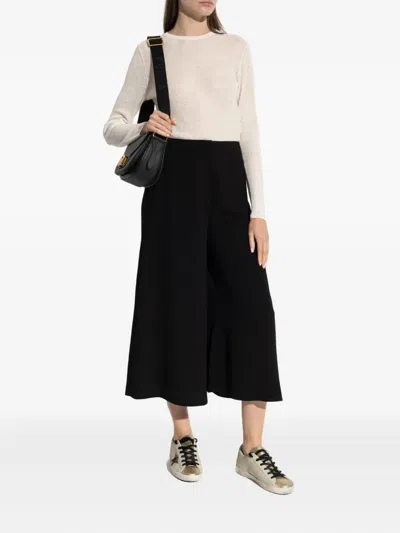 Theory Cropped Trousers In Black