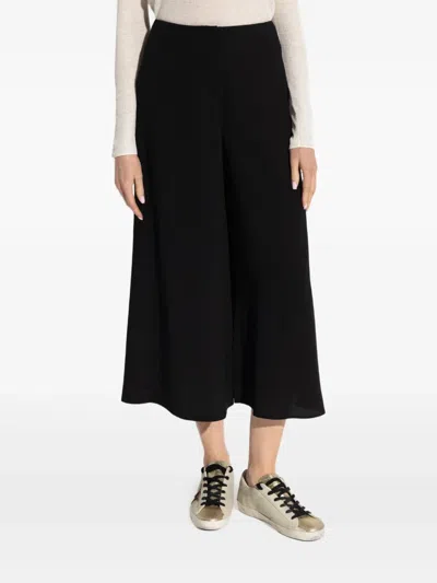 Theory Cropped Trousers In Black