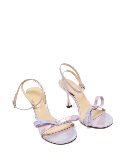 Pre-owned Mach&mach 90mm Leather Heeled Sandals