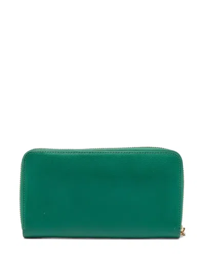 Pre-owned Tory Burch Leather Zip Wallet