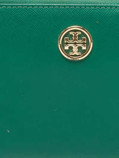 Pre-owned Tory Burch Leather Zip Wallet