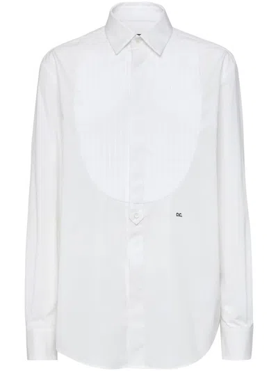 Dsquared2 Tuxedo Shirt Clothing In White
