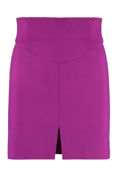 Pinko Gnomeo Mini Skirt In Purple