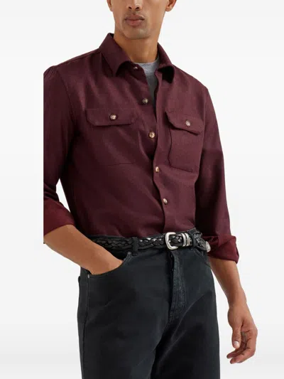 Brunello Cucinelli Men Logo Cotton T-shirt