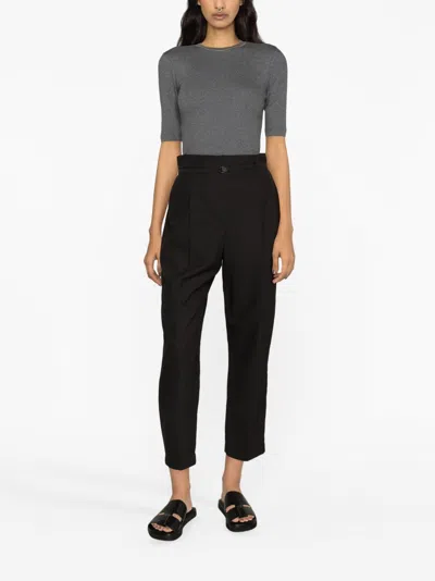 Brunello Cucinelli Crew Neck Keyhole Back Stretch Fabric
