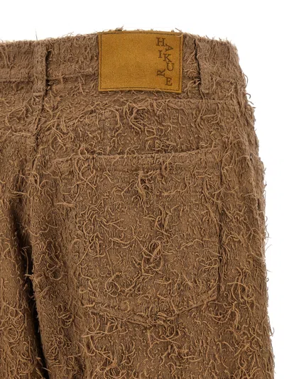 Haikure Becky Fur-effect Cotton Jeans