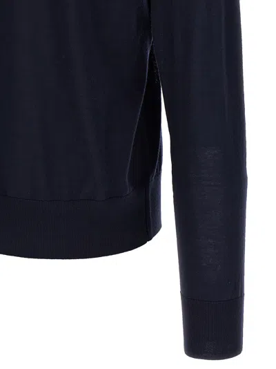 Dsquared2 Navy Blue Wool And Cashmere Knit Sweater
