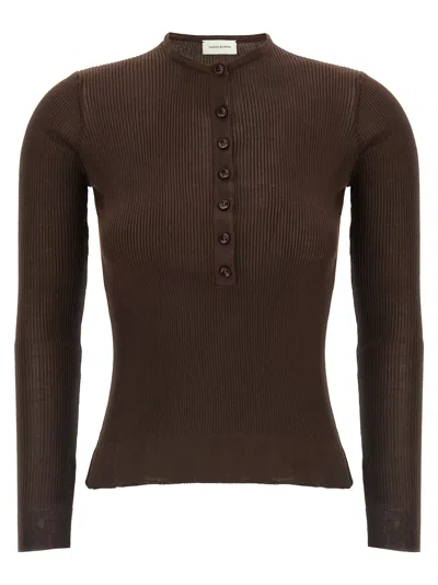 Magda Butrym Luxe Silk Knit Sweater