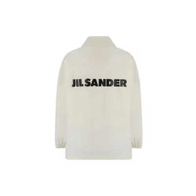 Jil Sander Cotton Jacket With Drawstring Hem