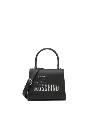 Love Moschino Bold Love Mini Black Shoulder Bag