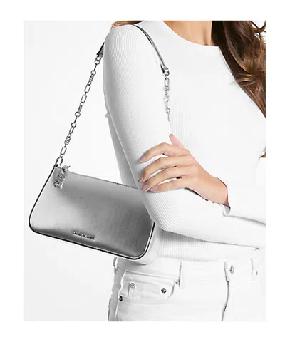 Michael Kors Empire Metallic Leather Shoulder Bag