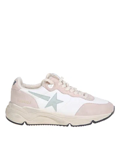 Golden Goose Sneakers In Leather And Suede In Pink
