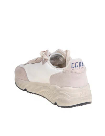 Golden Goose Sneakers In Leather And Suede In Pink