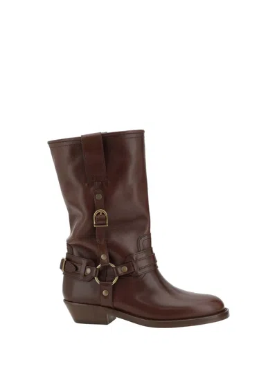 Isabel Marant Brown Heiko Mid-calf Boots