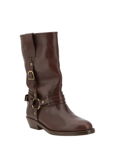 Isabel Marant Brown Heiko Mid-calf Boots
