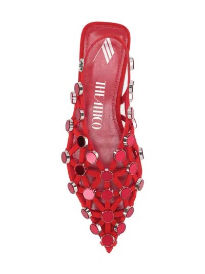Attico Ballerina ''grid'' Red