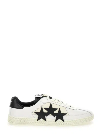 Amiri Pacific Low Top Sneaker With Star Patches In White