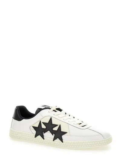 Amiri Pacific Low Top Sneaker With Star Patches In White