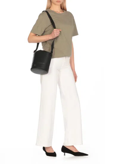 Apc Clinteau High-rise Wide-leg Jeans In White