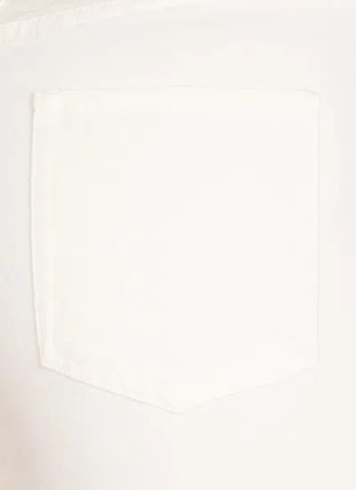 Apc Clinteau High-rise Wide-leg Jeans In White